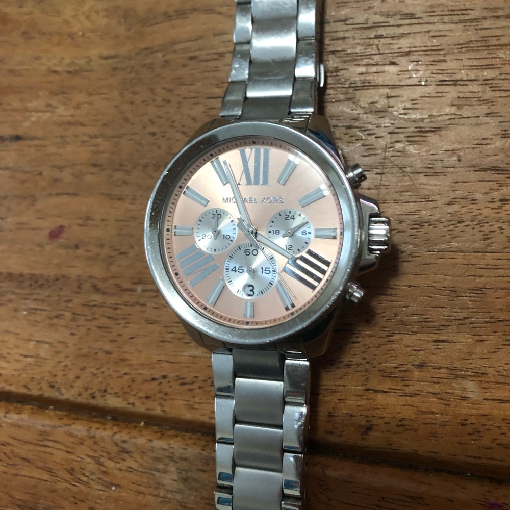 Michael Kota women’s watch - silver & rose gold